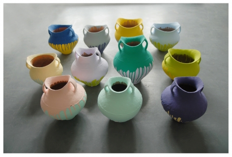 Ai Weiwei&nbsp;艾未未 Colored Vases 彩陶瓶