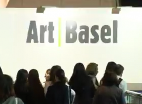 Christophe Mao interviewed by BBC News at Art Basel Hong Kong